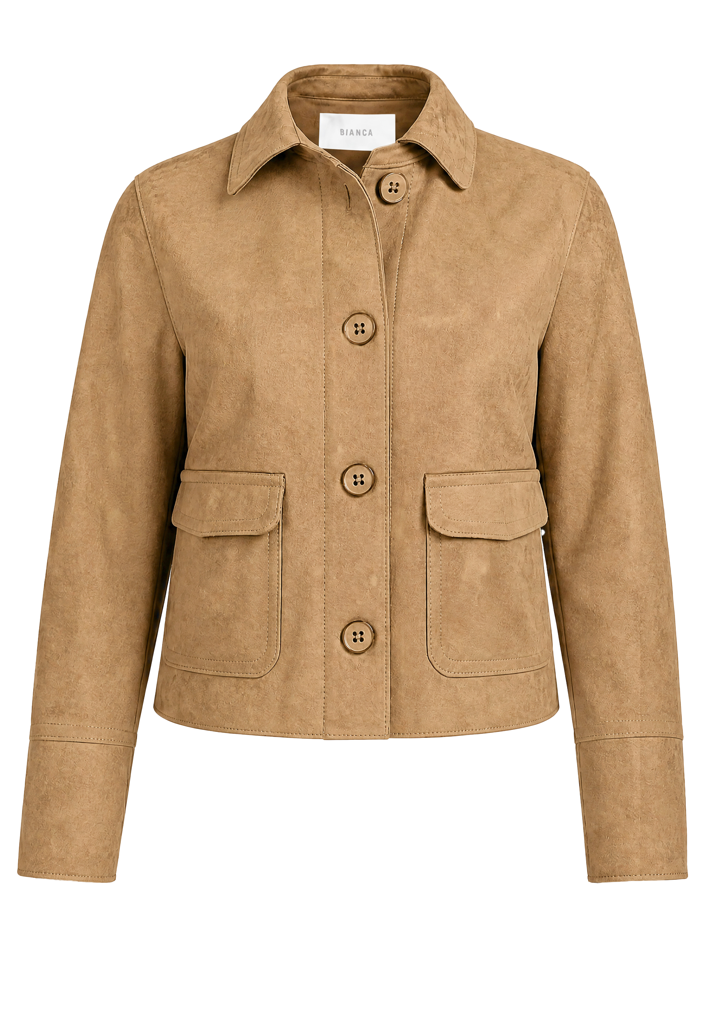 Lederimitat-Blazer KATHERIN
