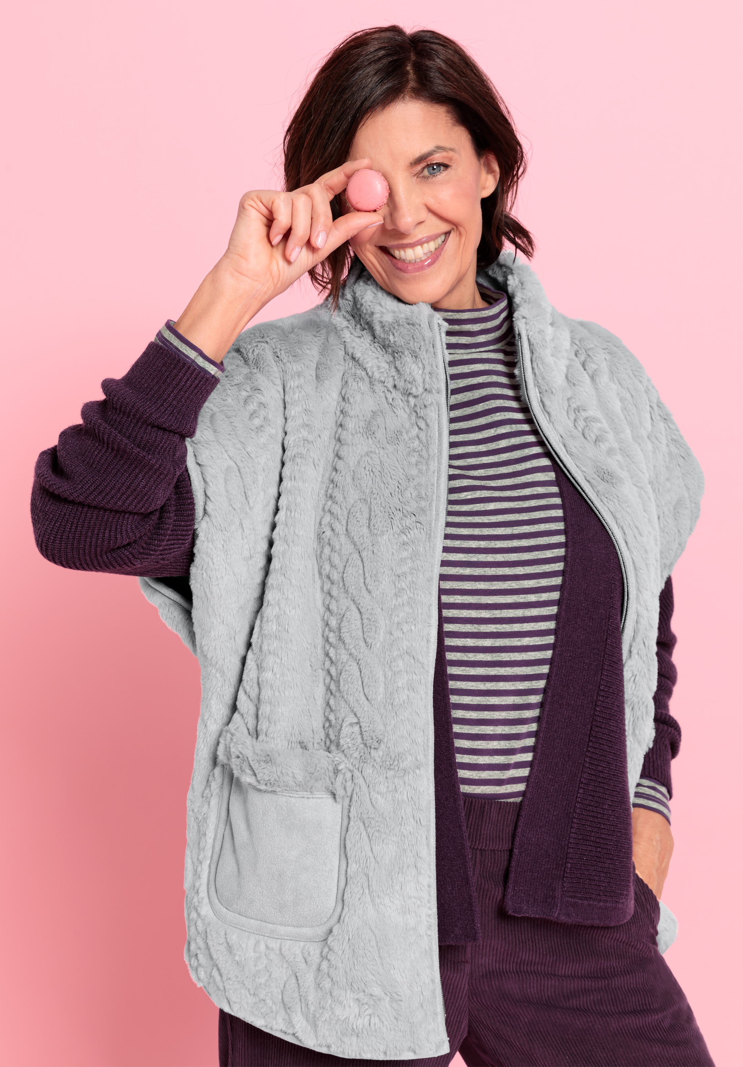 Fellimitatjacke CARINA