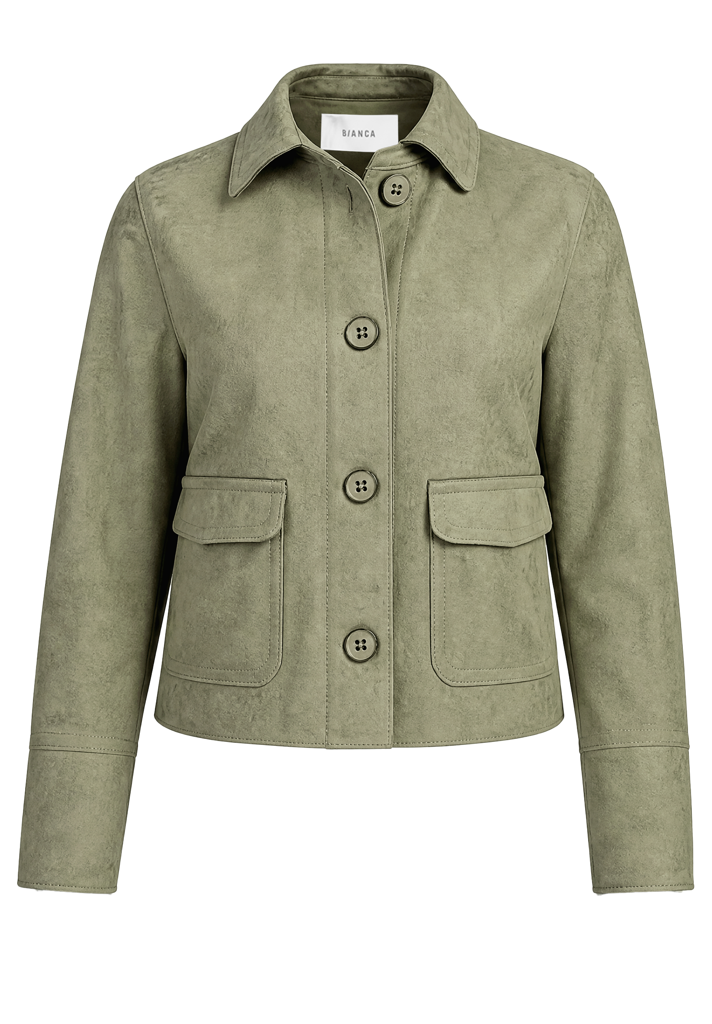 Lederimitat-Blazer KATHERIN