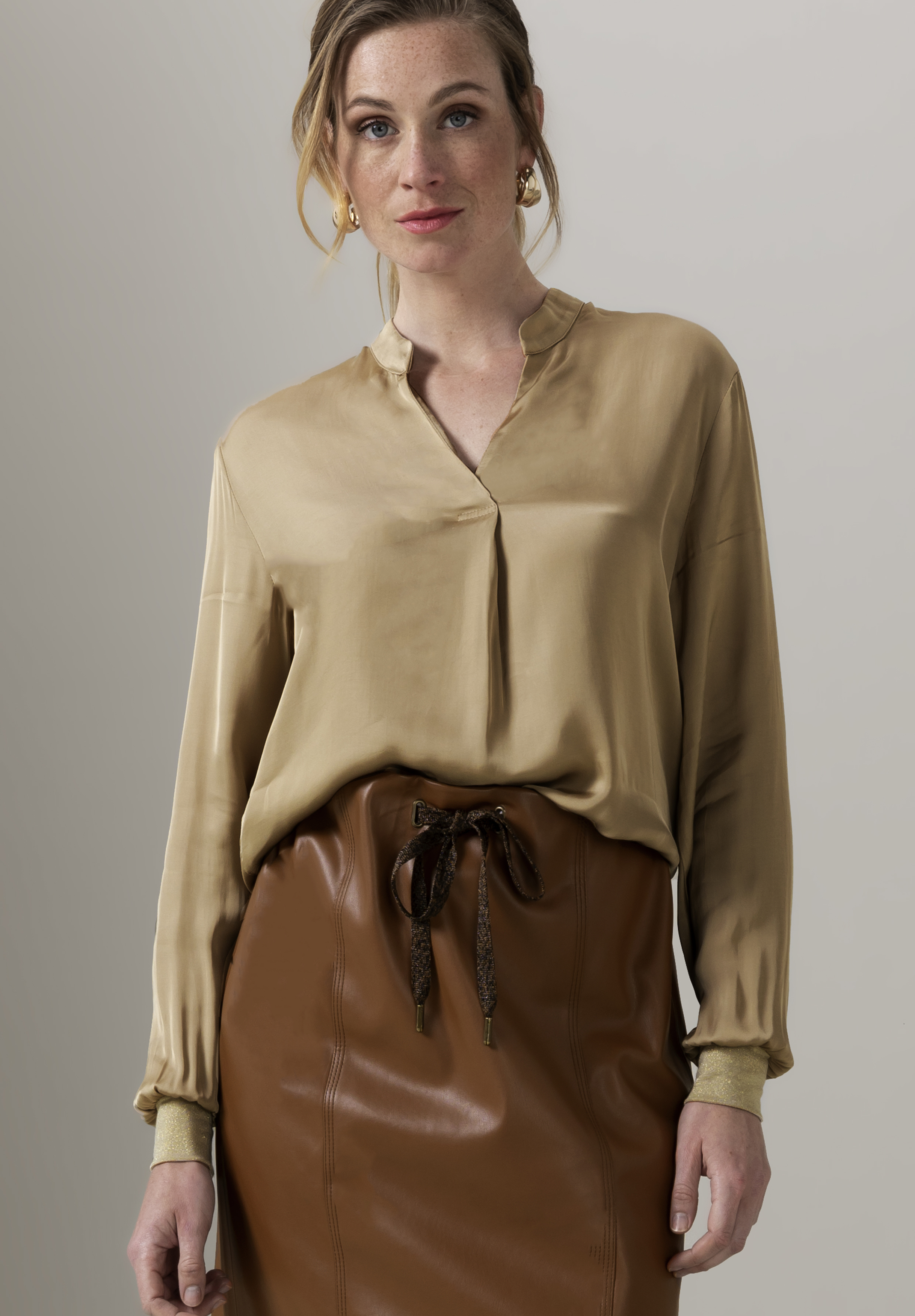 Satinbluse ALIN