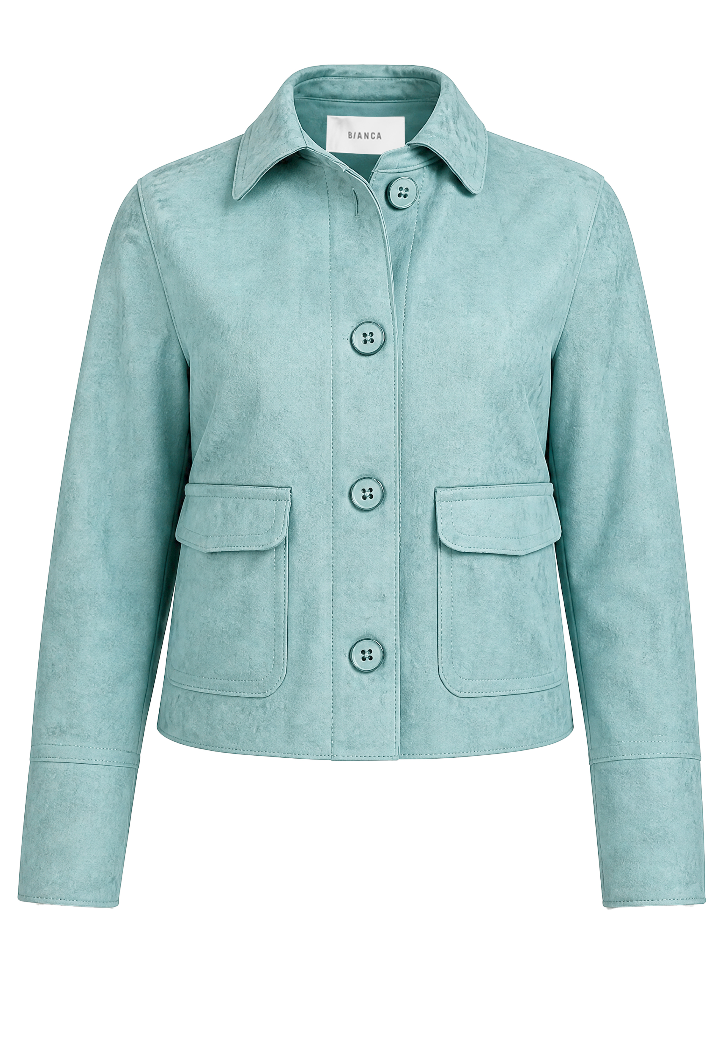 Lederimitat-Blazer KATHERIN