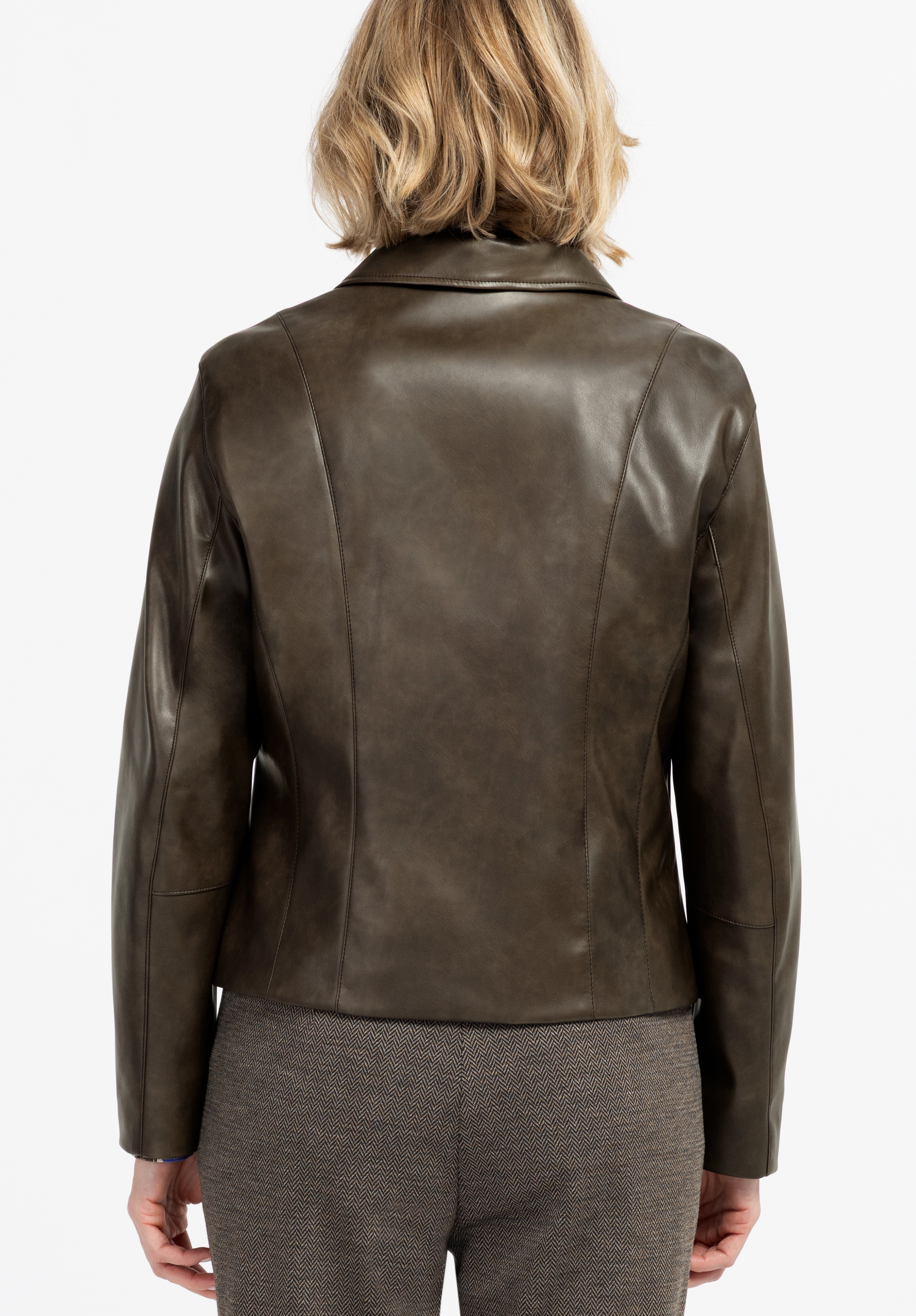 Lederimitat-Blazer ANNA