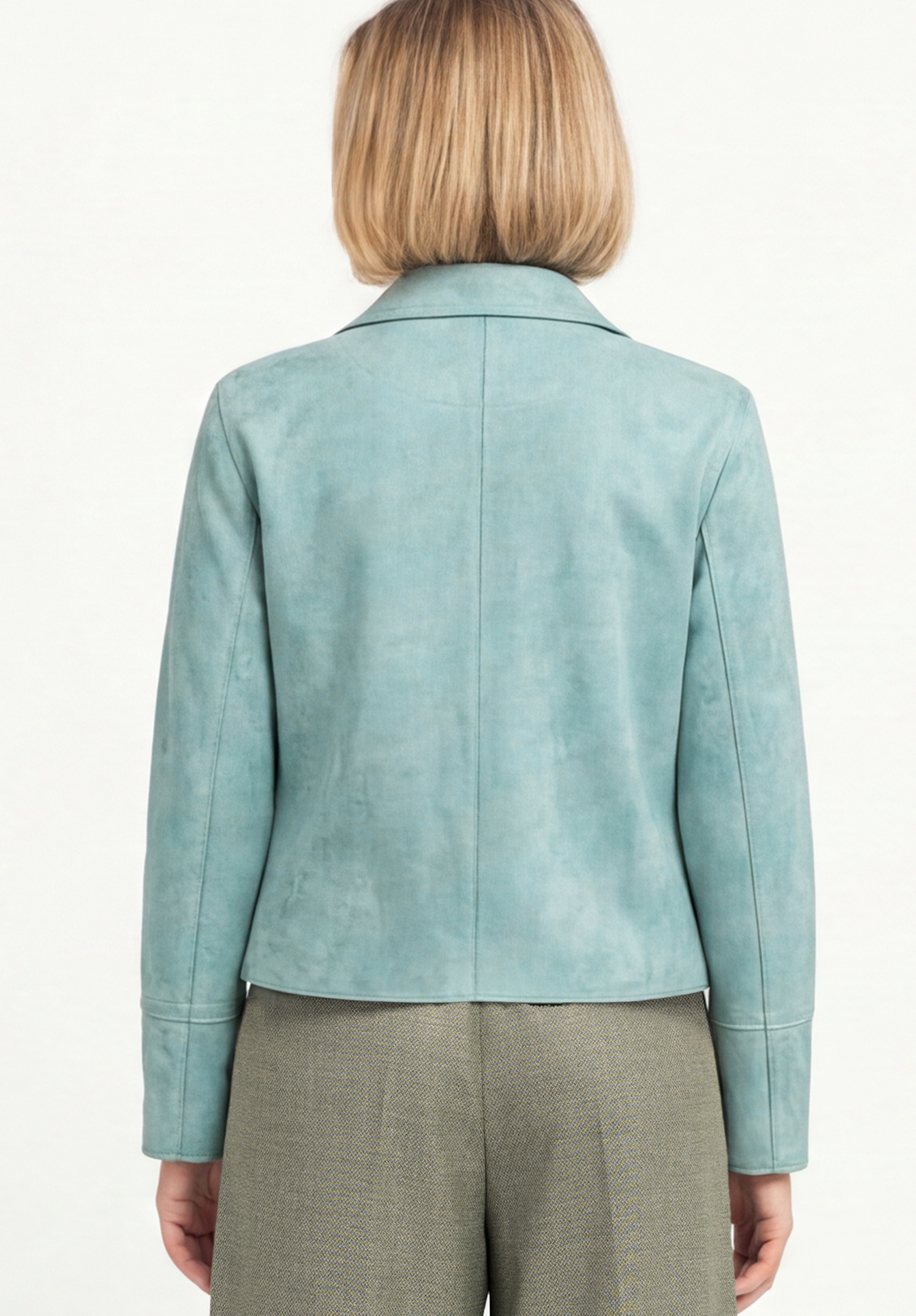 Lederimitat-Blazer KATHERIN