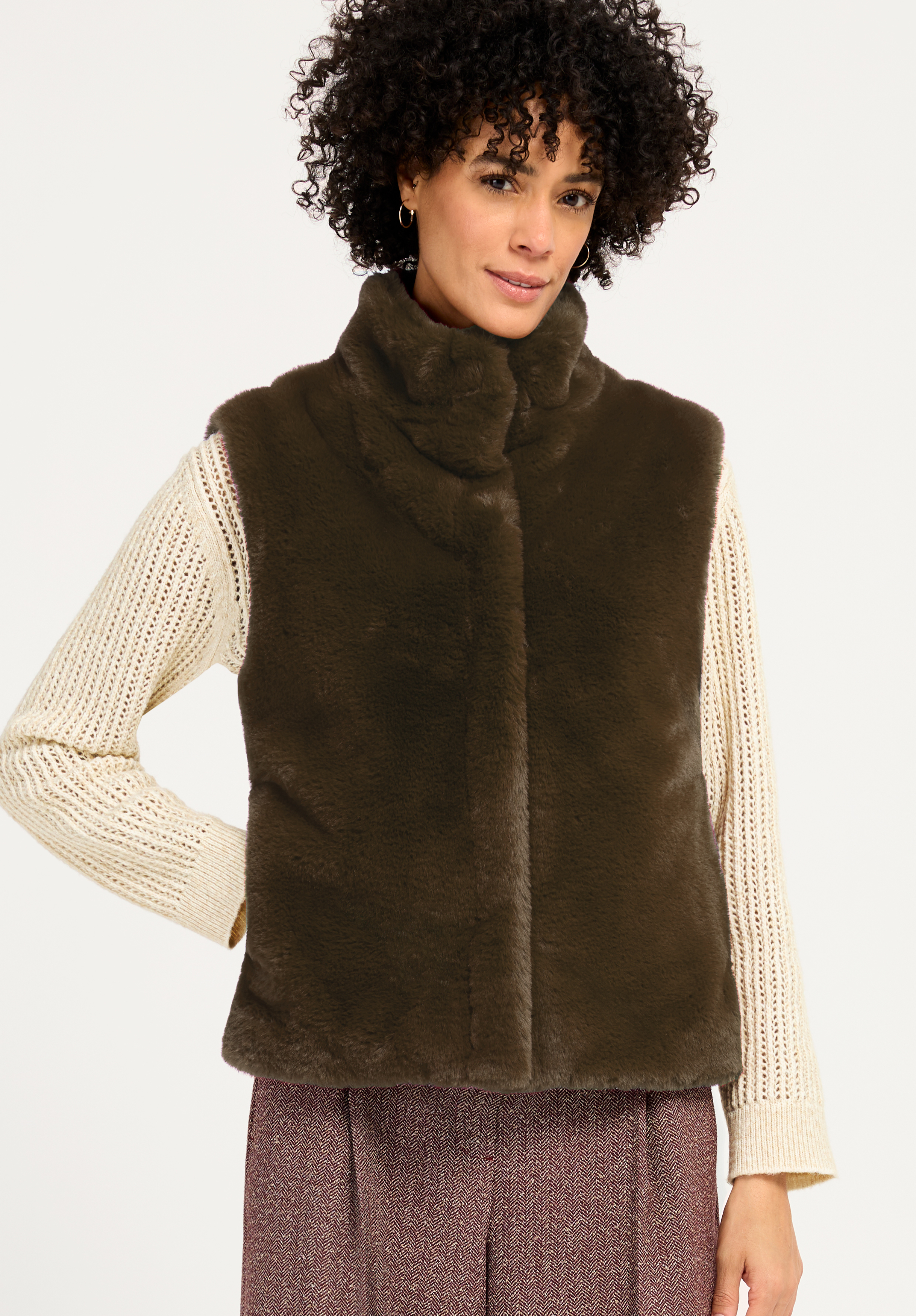 Fellimitatweste TABEA